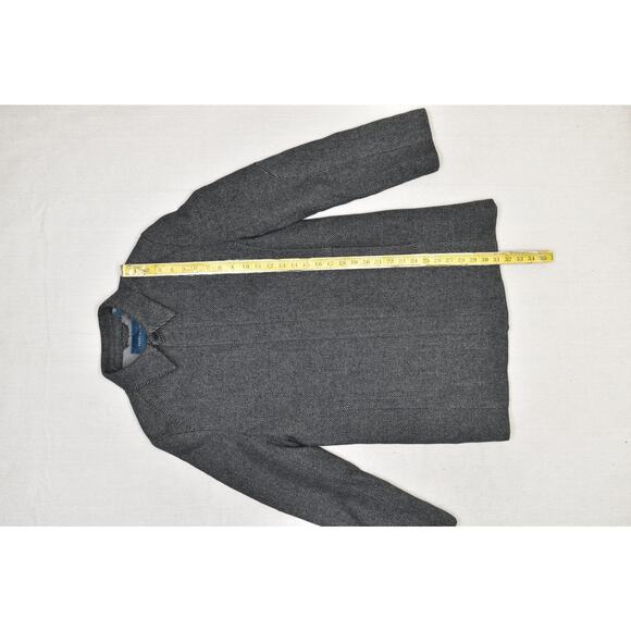 Perry Ellis Mens Herringbone Sport Coat Jacket Regular Size S Full Zip - Picture 4 of 8